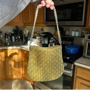 Vintage Gold Chain handle Bag